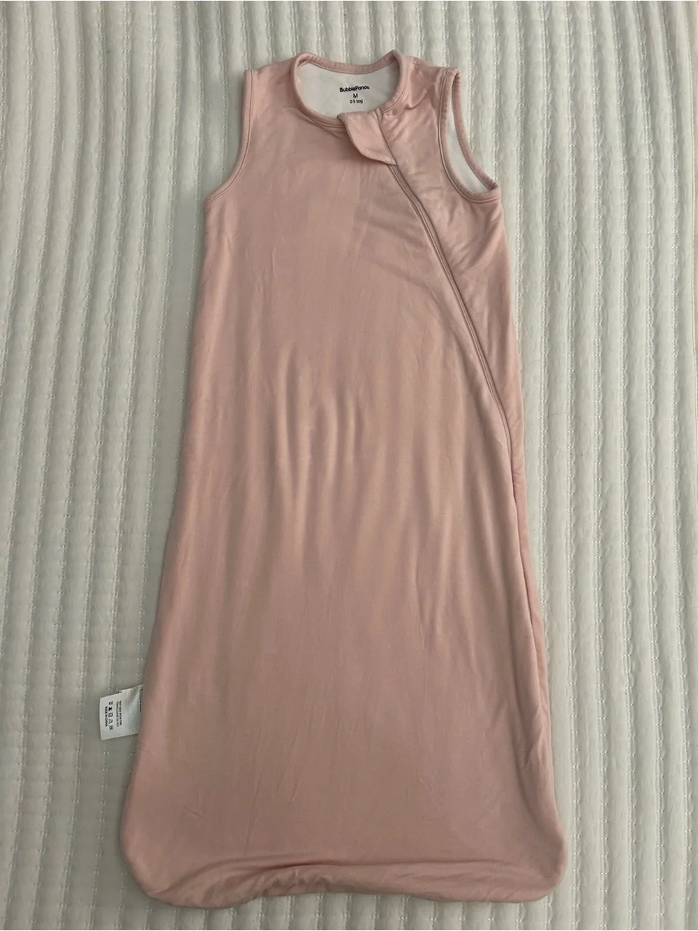 BubblePanda Bamboo Sleep Sack 0.5 TOG - Blush Size M